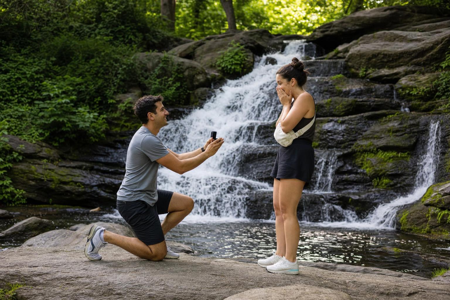 Hidden Waterfall Oasis - Proposals in Central Park package in New York