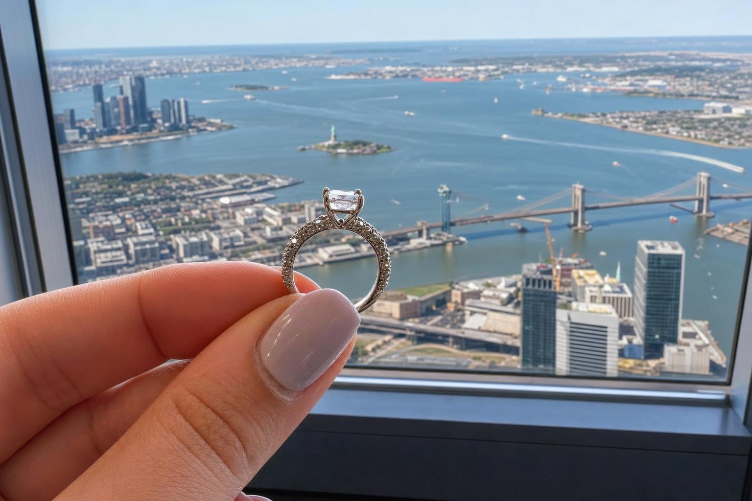 Observatory Elopement - One World Observatory proposal package in New York