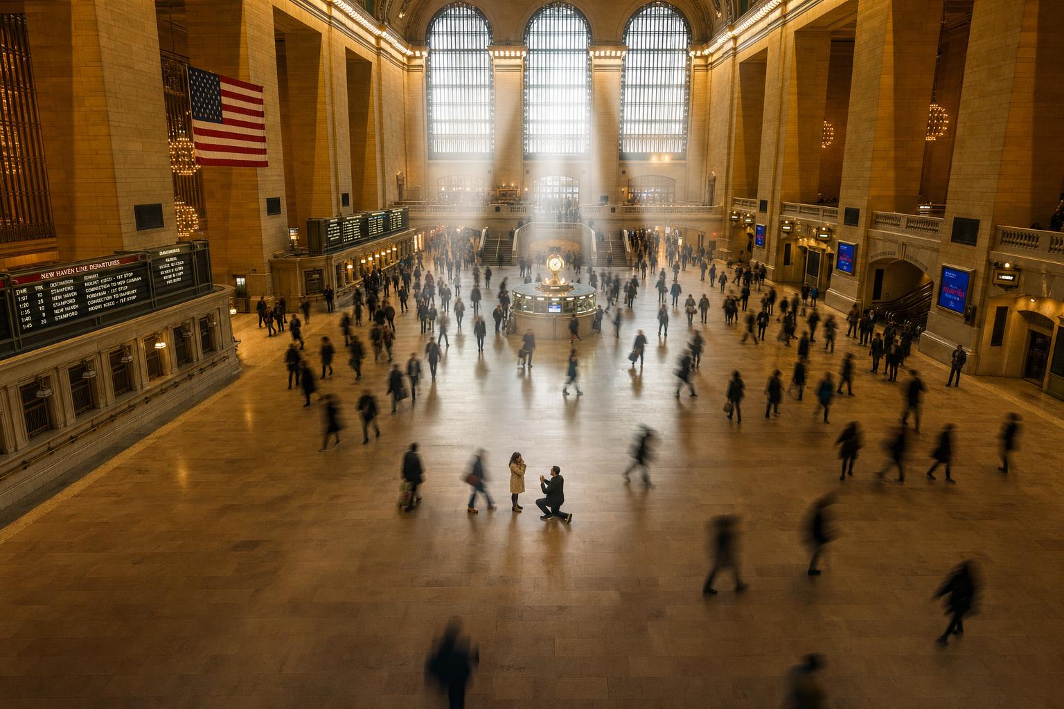 Why propose at Grand Central?