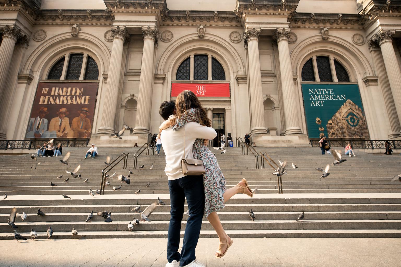 On the Upper East Side - marriage proposal in New York