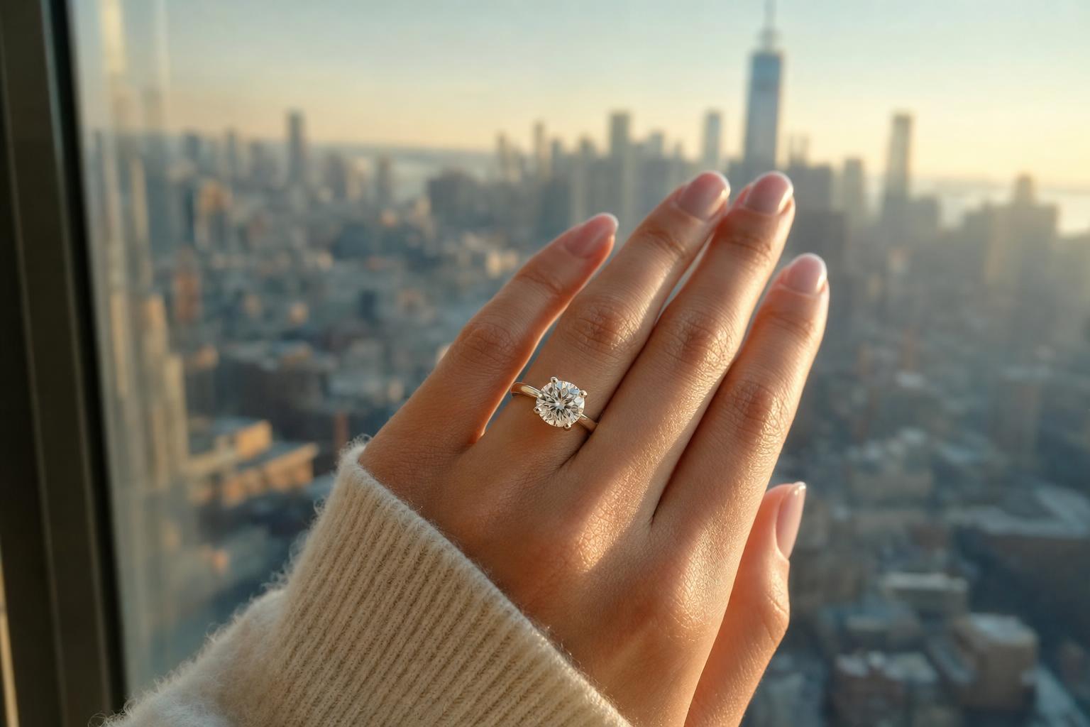 In SoHo - marriage proposal in New York