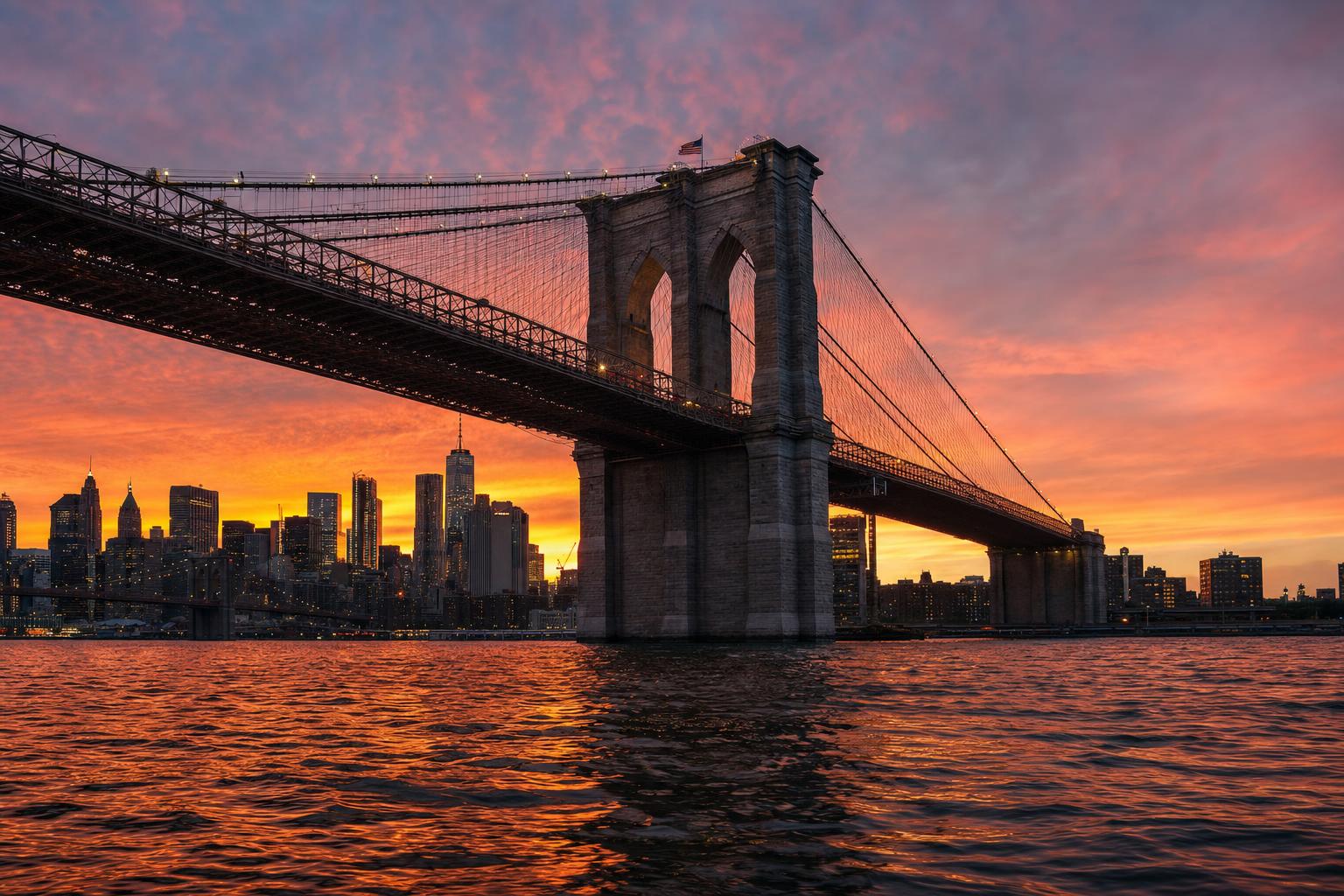 Brooklyn Bridge proposal - marriage proposal in New York