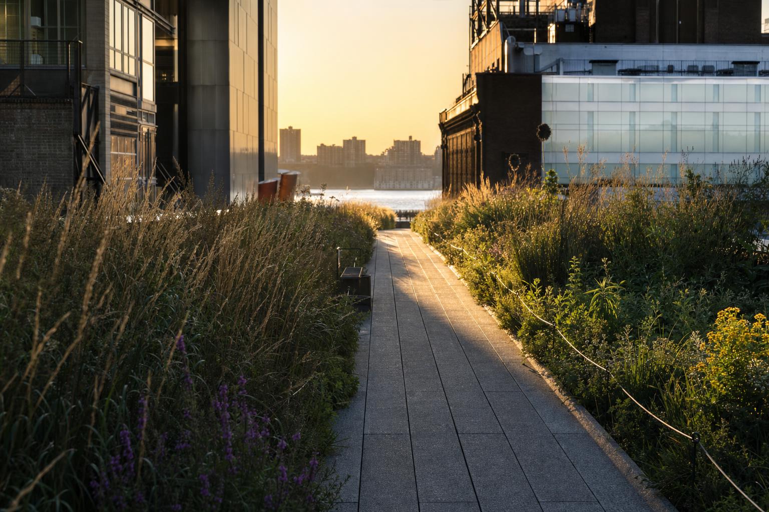 On the High Line - marriage proposal in New York