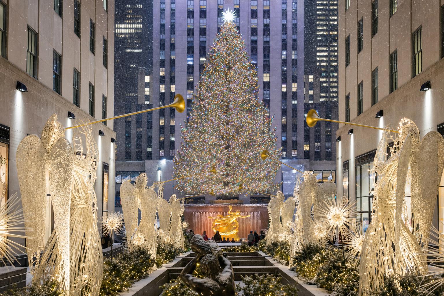 Rockefeller Center proposal - marriage proposal in New York
